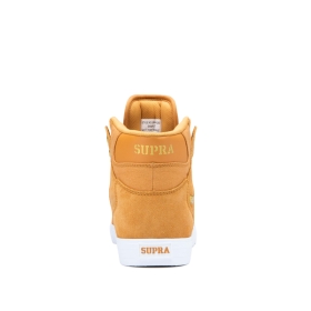 Supra Mens VAIDER High Top Shoes Desert/Gold/white | US-47090